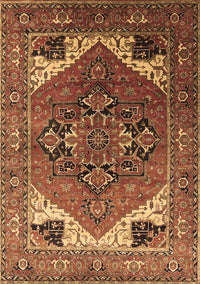 Persian Brown Traditional Rug, urb2037brn