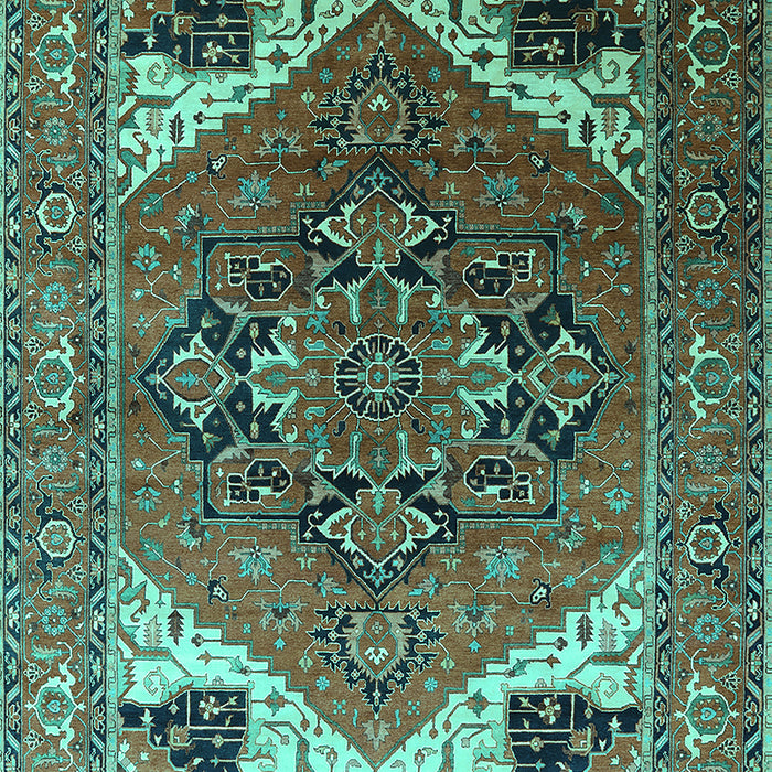 Persian Turquoise Traditional Rug, urb2037turq