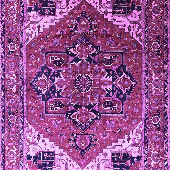 Machine Washable Persian Purple Traditional Area Rugs, wshurb2037pur