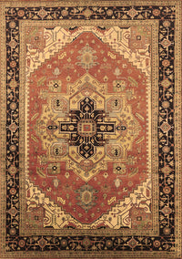 Oriental Brown Industrial Rug, urb2038brn