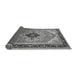 Sideview of Oriental Gray Industrial Rug, urb2038gry