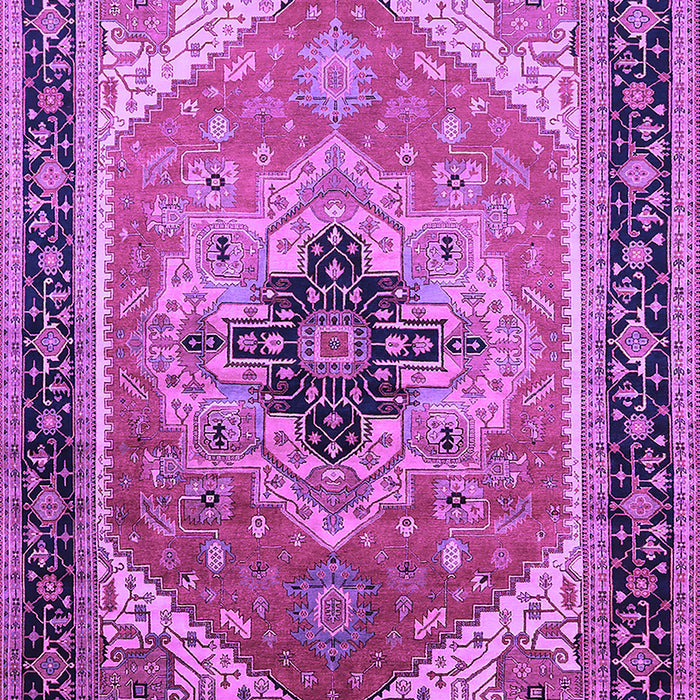Machine Washable Oriental Purple Industrial Area Rugs, wshurb2038pur