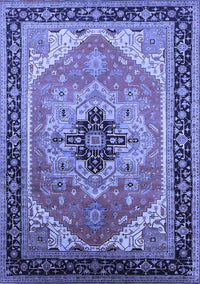 Oriental Blue Industrial Rug, urb2038blu