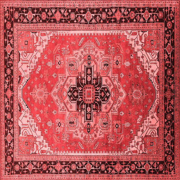 Oriental Red Industrial Rug, urb2038red