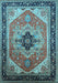 Oriental Light Blue Industrial Rug, urb2038lblu