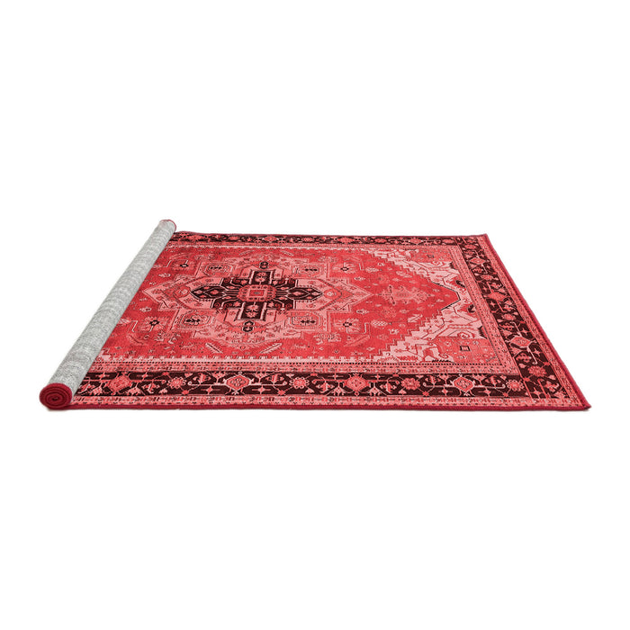 Industrial Red Washable Rugs