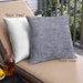 Front View of Mid-Century Modern Urban Square Blue Gray Throw Pillow, 18 inch by 18 inch, pwurb2039