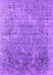 Machine Washable Oriental Purple Industrial Area Rugs, wshurb2039pur