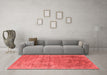 Industrial Red Washable Rugs