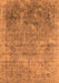 Oriental Orange Industrial Rug, urb2039org