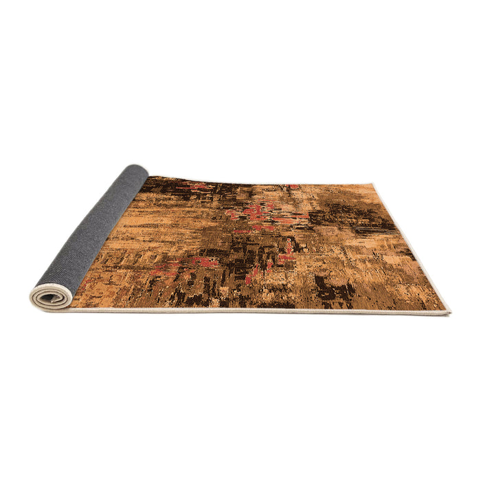 Sideview of Oriental Orange Industrial Rug, urb2040org