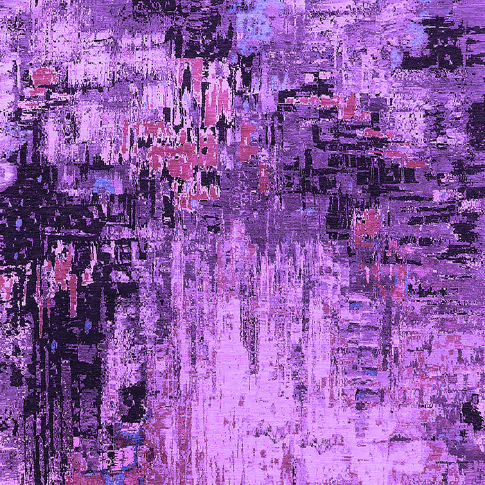 Machine Washable Oriental Purple Industrial Area Rugs, wshurb2040pur