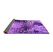 Sideview of Oriental Purple Industrial Rug, urb2040pur