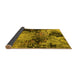 Sideview of Oriental Yellow Industrial Rug, urb2040yw