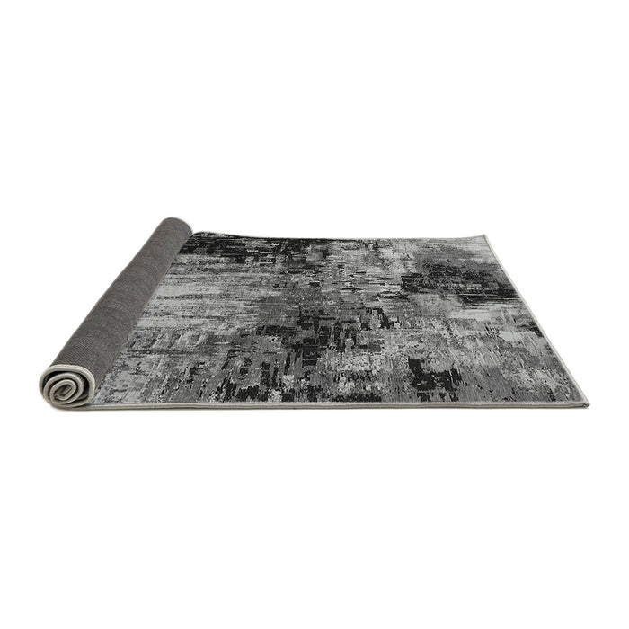 Sideview of Oriental Gray Industrial Rug, urb2040gry