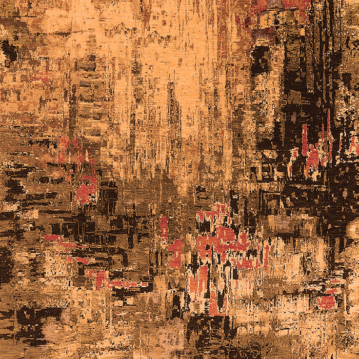 Oriental Orange Industrial Rug, urb2040org