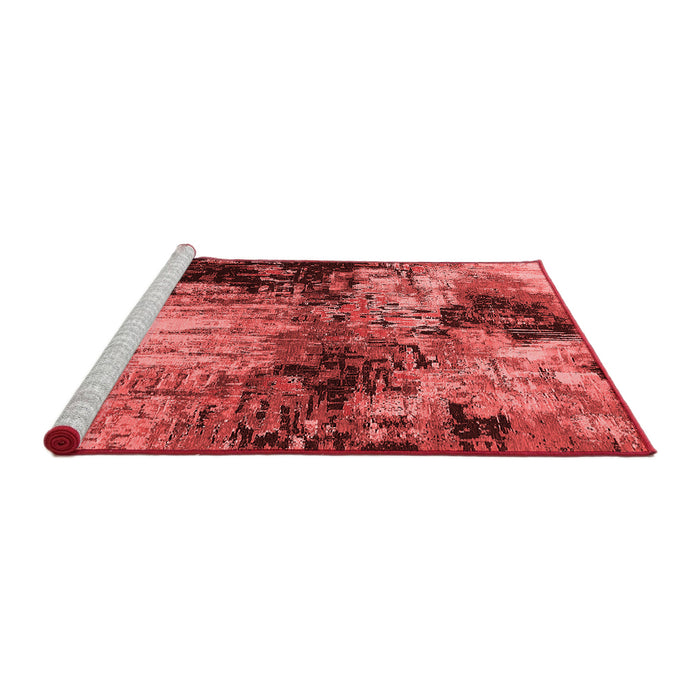 Industrial Red Washable Rugs