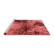 Industrial Red Washable Rugs