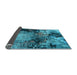 Sideview of Oriental Light Blue Industrial Rug, urb2040lblu