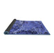 Sideview of Oriental Blue Industrial Rug, urb2041blu