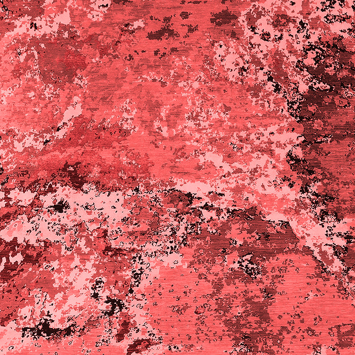 Machine Washable Oriental Red Industrial Rug, wshurb2041red