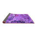 Sideview of Oriental Purple Industrial Rug, urb2041pur