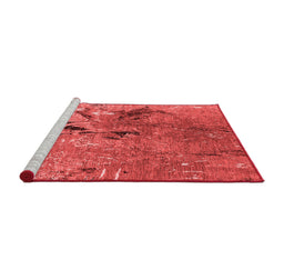 Industrial Red Washable Rugs