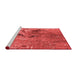 Industrial Red Washable Rugs