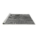 Sideview of Machine Washable Oriental Gray Industrial Rug, wshurb2042gry