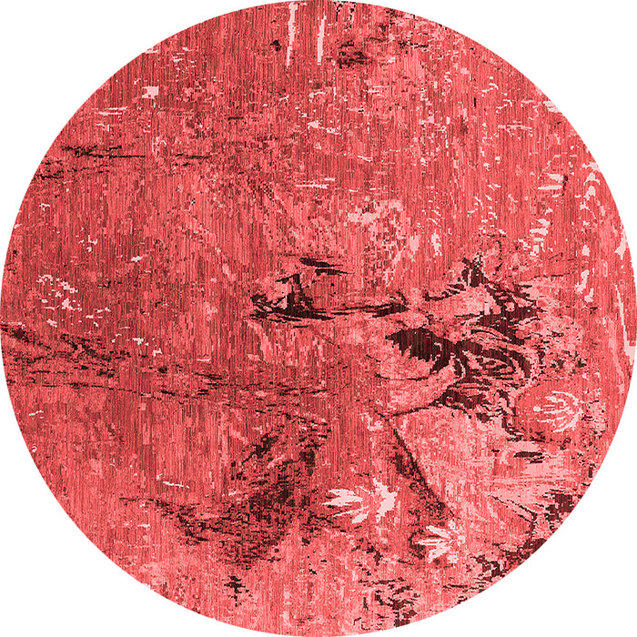 Machine Washable Oriental Red Industrial Rug, wshurb2042red