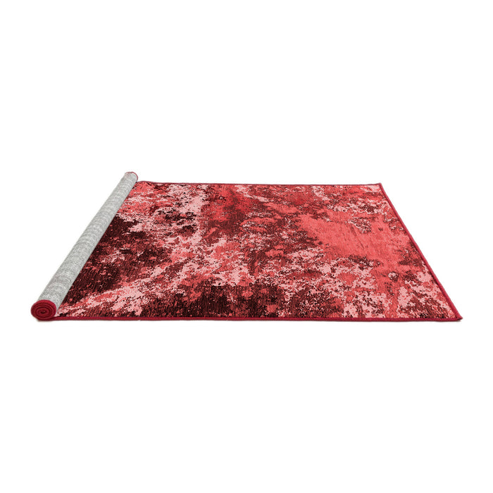 Industrial Red Washable Rugs