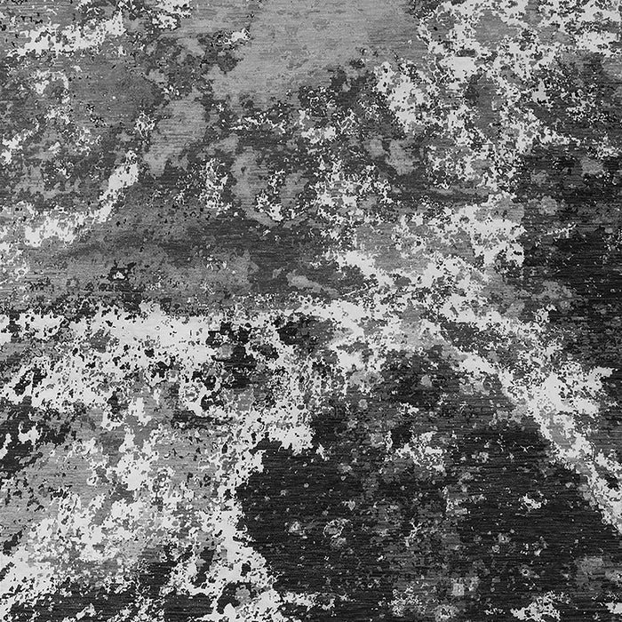 Machine Washable Oriental Gray Industrial Rug, wshurb2043gry