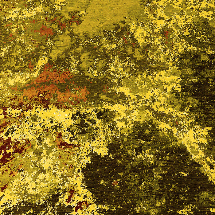 Oriental Yellow Industrial Rug, urb2043yw