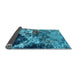 Sideview of Oriental Light Blue Industrial Rug, urb2043lblu