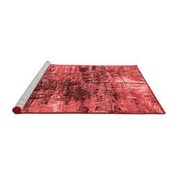 Industrial Red Washable Rugs
