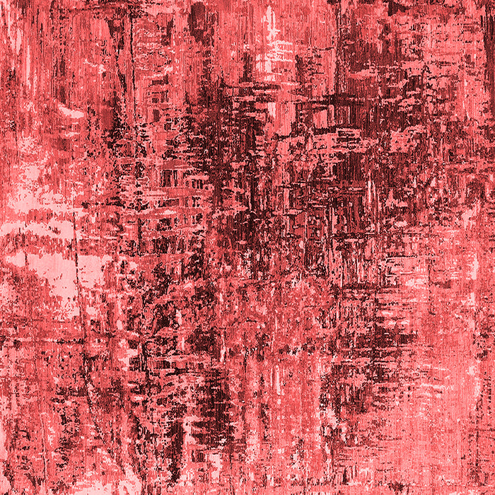 Machine Washable Oriental Red Industrial Rug, wshurb2044red