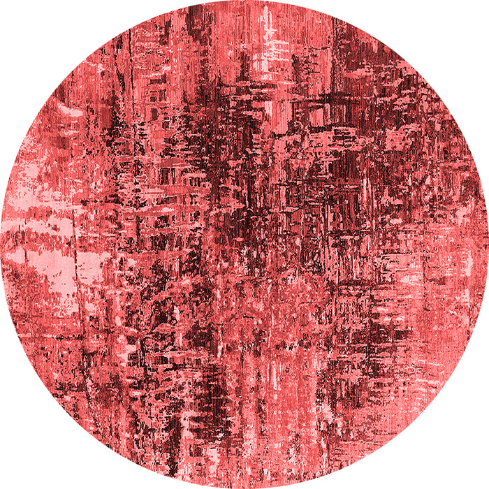 Machine Washable Oriental Red Industrial Rug, wshurb2044red