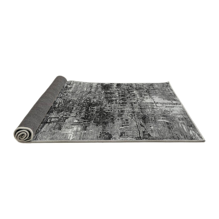 Sideview of Oriental Gray Industrial Rug, urb2044gry