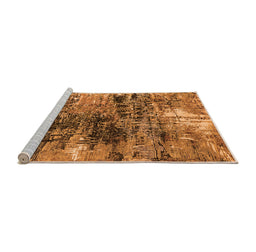 Sideview of Machine Washable Oriental Orange Industrial Area Rugs, wshurb2044org