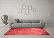 Industrial Red Washable Rugs