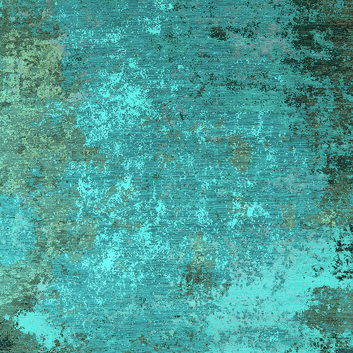 Oriental Turquoise Industrial Rug, urb2045turq