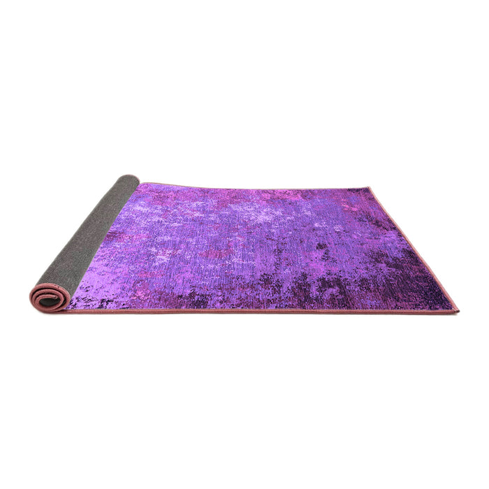Sideview of Oriental Purple Industrial Rug, urb2045pur