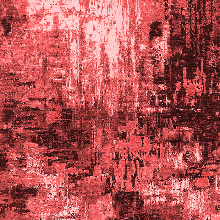 Machine Washable Oriental Red Industrial Rug, wshurb2046red