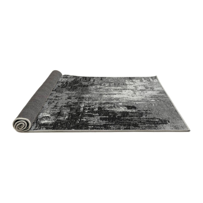 Sideview of Oriental Gray Industrial Rug, urb2046gry