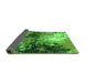 Sideview of Oriental Green Industrial Rug, urb2046grn