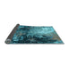 Sideview of Oriental Light Blue Industrial Rug, urb2046lblu