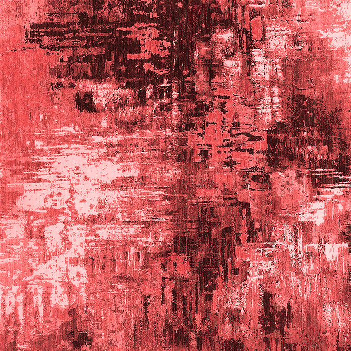 Machine Washable Oriental Red Industrial Rug, wshurb2046red