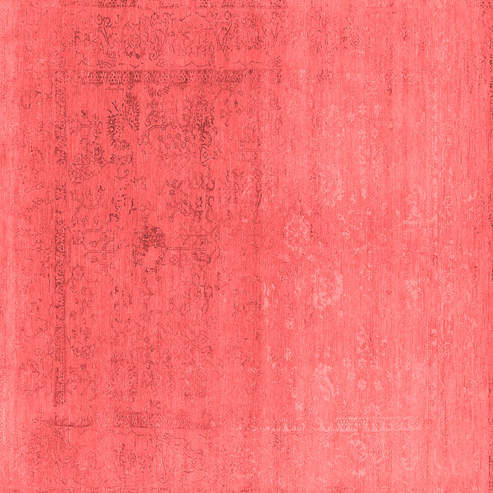 Machine Washable Oriental Red Industrial Rug, wshurb2047red