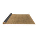 Sideview of Oriental Brown Industrial Rug, urb2047brn