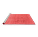 Industrial Red Washable Rugs